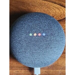 Google Home Mini Smart Speaker with Google Assistant Charcoal & Coral 10395A-HOA